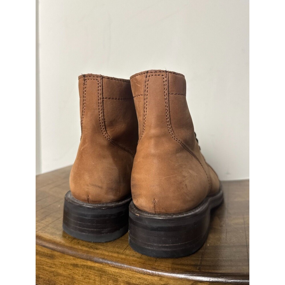 Thursday Boot Company Men’s Size 10 Brown Leather Lace Up Boots Cap Toe - Picture 6 of 12